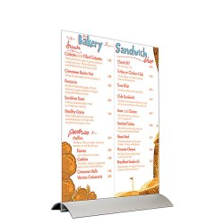 Swing Wing, Vertical, Aluminum Foot With Holder