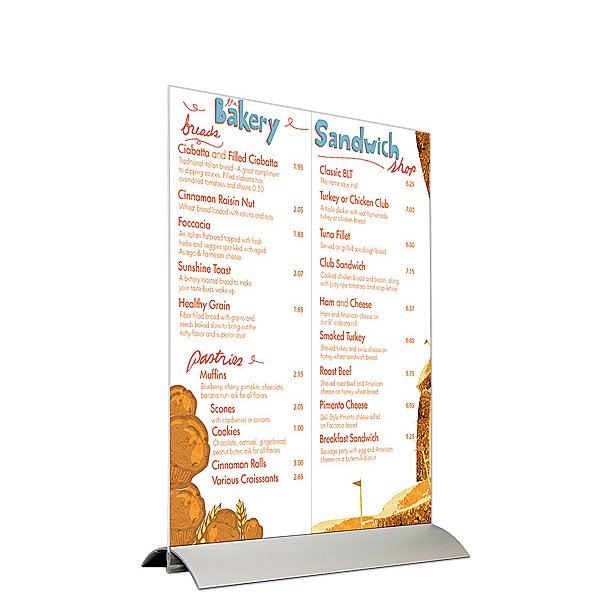 Swing Wing, Vertical, Aluminum Foot With Holder