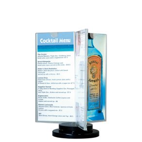 Spin Menuholder, Akryl