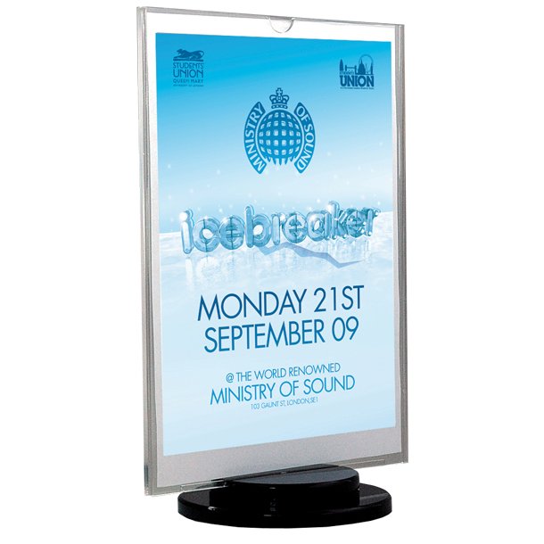 Spin Menuholder, Acrylic