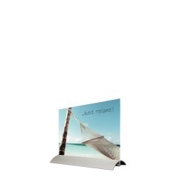 Swing Wing, Horizontal, Aluminum Foot with Acrylic Holder