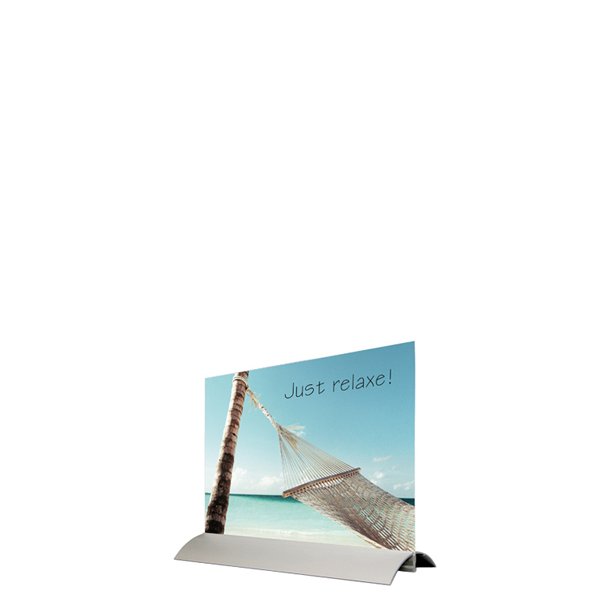 Swing Wing, Horizontal, Aluminum Foot with Acrylic Holder