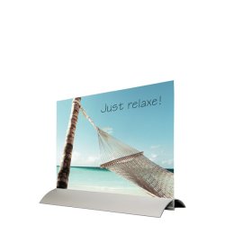 Swing Wing, Horizontal, Aluminum Foot with Acrylic Holder