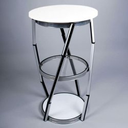 Messedisk - Small, round info disk with case