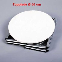 Messedisk - Small, round info disk with case