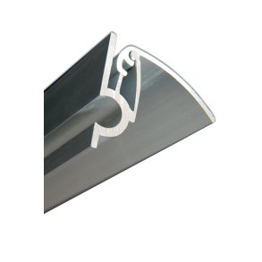 Banner-Line profile, 30 mm, 3 meters, aluminum/silver