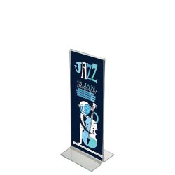 Oval Leaflet Menuholder, Akryl