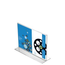 T-Menuholder, Horizontal Acrylic Display