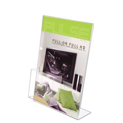 L-Menuholder With Front Pocket Vertical