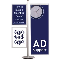 Multistand 16 Double-Sided, 2 Pcs Slide-In +50cm Banner