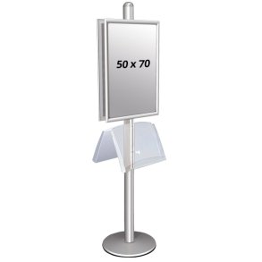 Multistand 2 Double-Sided With Steel Shelf 25mm