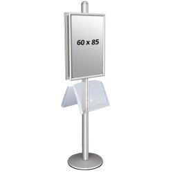 Multistand 2 Double-Sided With Steel Shelf 25mm