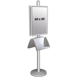 Multistand 2 Double-Sided With Steel Shelf 25mm