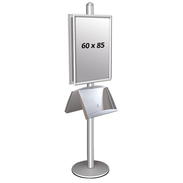 Multistand 2 Double-Sided With Steel Shelf 25mm
