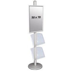 Multistand 3 Single-Sided With 2 Steel Shelves 25mm