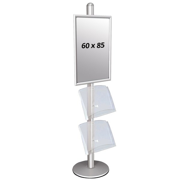 Multistand 3 Single-Sided With 2 Steel Shelves 25mm