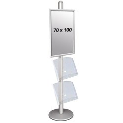 Multistand 3 Single-Sided With 2 Steel Shelves 25mm