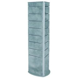 3-sided groove panel gondola - White or concrete look