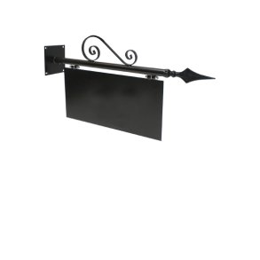 Hängskylt Antik, svart hängande skylt