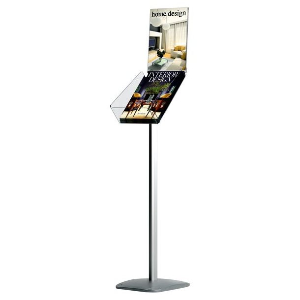 Brochure stand for A4 in portrait orientation