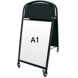 Ellipse Lux Signboard With Wheels