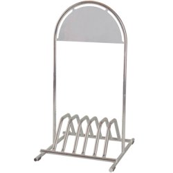 Cykelstll med logoplatta - 2 frger