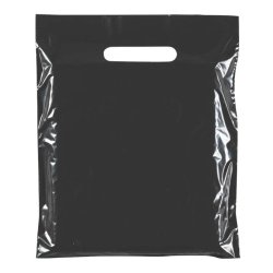 Plastic bags - Budget shopping bags, White or Black, 100 pcs
