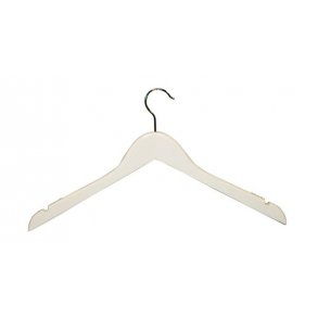 Platta trägalgar, Vit - 50 st