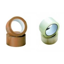 Packaging Tape 50/66 Brown and Clear - 6 rolls