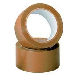 Packaging Tape 50/66 Brown and Clear - 6 rolls