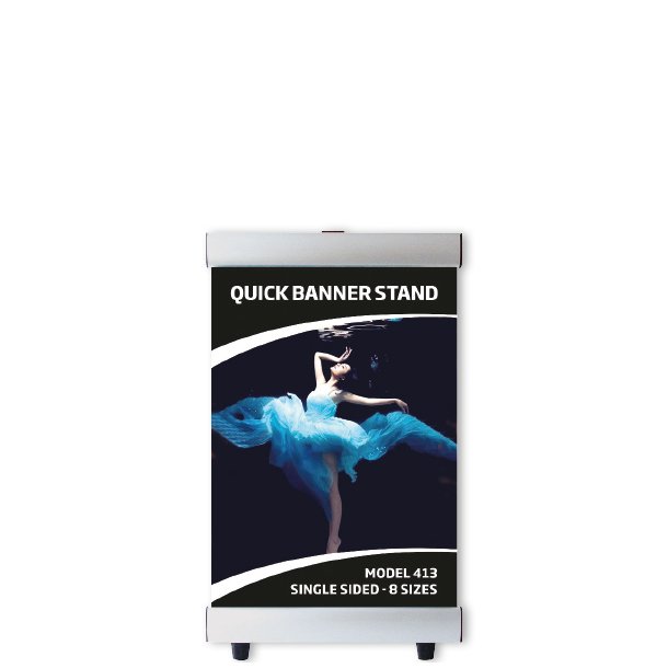 Quick Banner Stand, Enkeltsidet