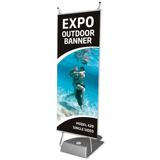 Expo Outdoor Banner, enkelsidig, 60 x 152 cm