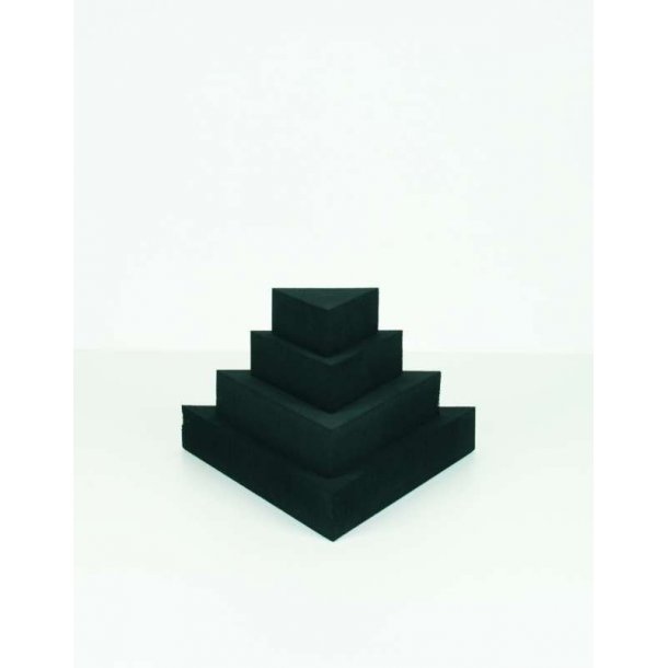 indendørs amme brænde Smykkestativ, trekant, podie sæt, sort til smykke-display | Køb det hos  ManneQ.com