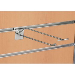 T-hooks, single and double in Chrome for paneling - 10 &amp; 20 pcs