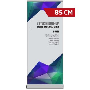 Stylish Roll-Up. Enkelt Model 85 - alu