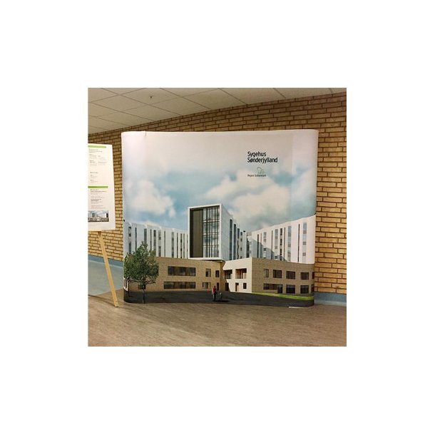 5 Top and 5 bottom Strap set for POP-UP WALL Straight 3x3 with clips