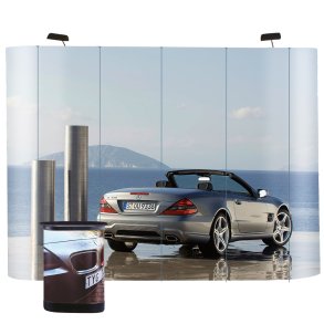 Pop-up Wall Straight, 4 sections