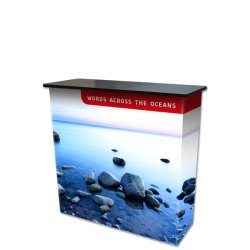 Velcro To Banner To Pop-Up Counter