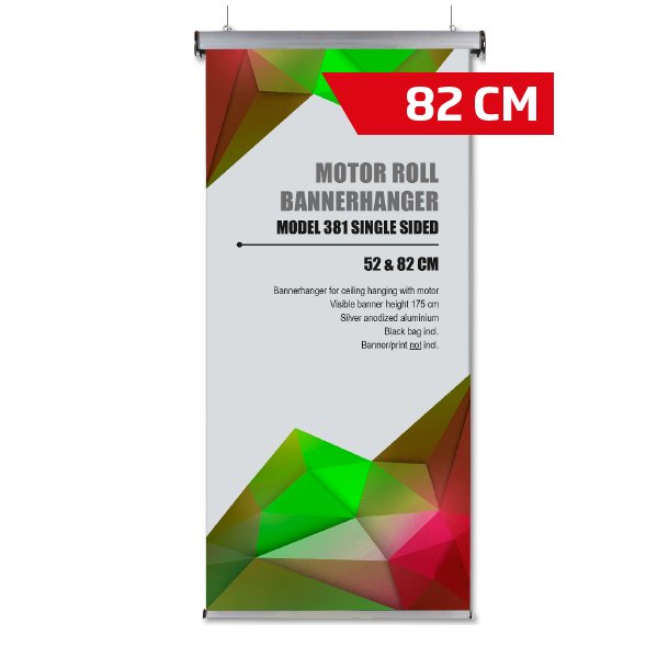 Motor Roll Bannerhanger, Single-sided