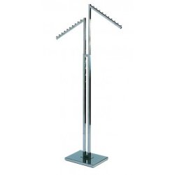 Click Joy static with 2 sloping arms, Chrome