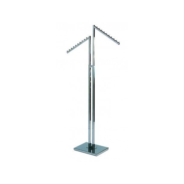 Click Joy static with 2 sloping arms, Chrome