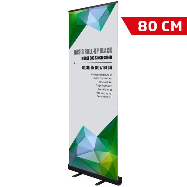 Basic Roll-Up, Sort, Enkeltsidet