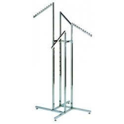 Click Joy static with 4 sloping arms, Chrome