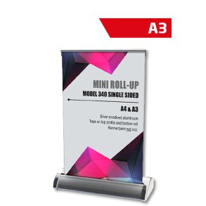 Mini Roll-Up, Enkeltsidet