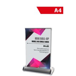 Mini Roll-Up, Enkeltsidet