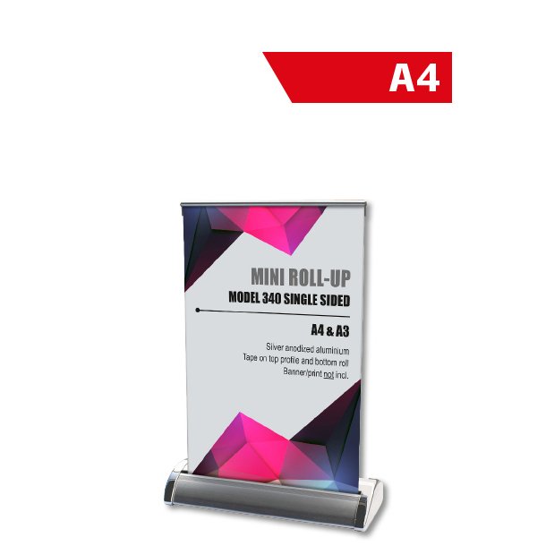 Mini Roll-Up, Enkeltsidet