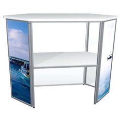 Hexagonal display stand