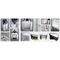 Hexagonal display stand