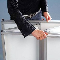 Hexagonal display stand