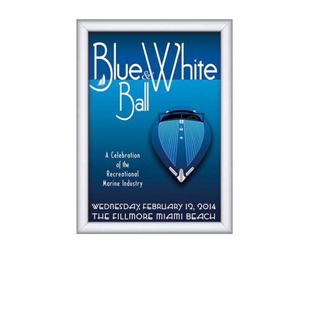 Alu snap frame, 25 mm